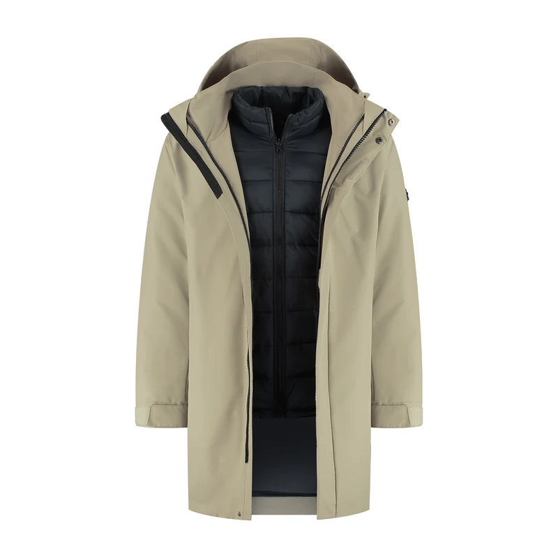 Hayden Herren – 3-in-1-Jacke – Hellbraun
