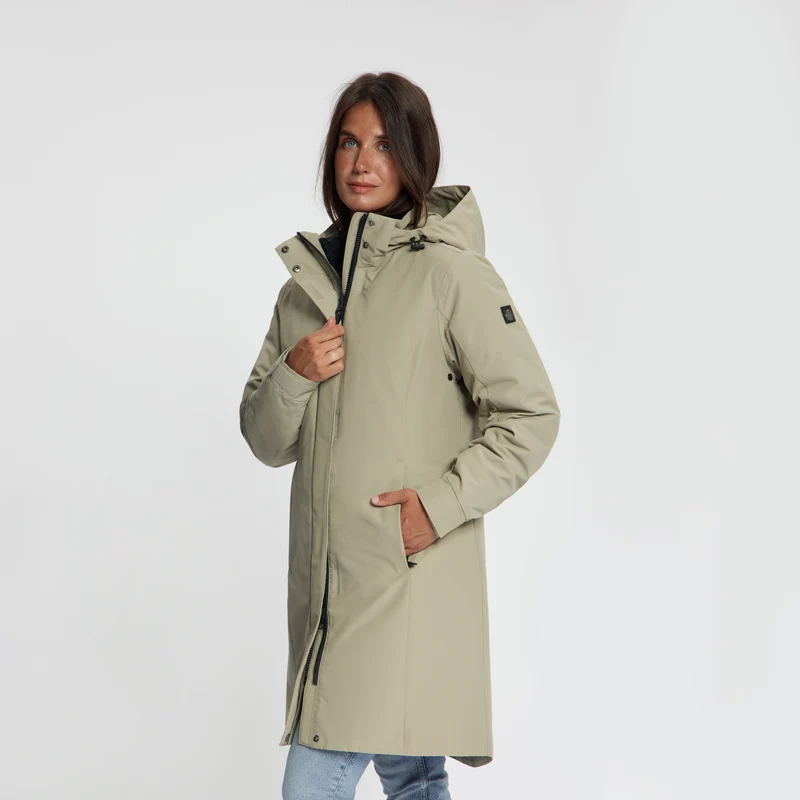 Harley Damen – 3-in-1-Jacke – Hellbraun