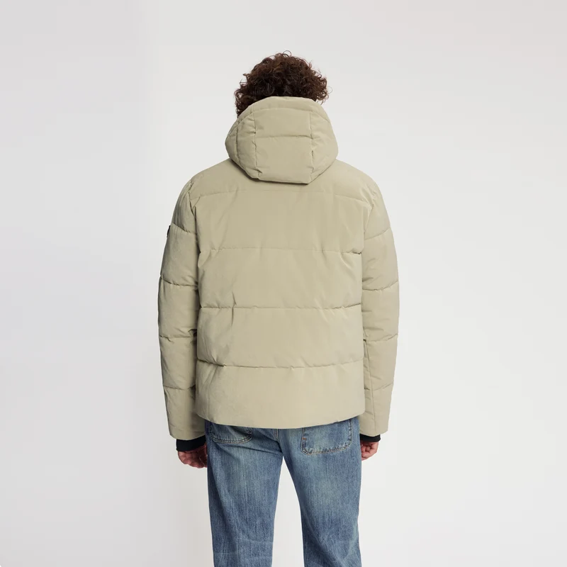Amot Herren – Daunen-Winterjacke – Wasserdicht – Hellbraun