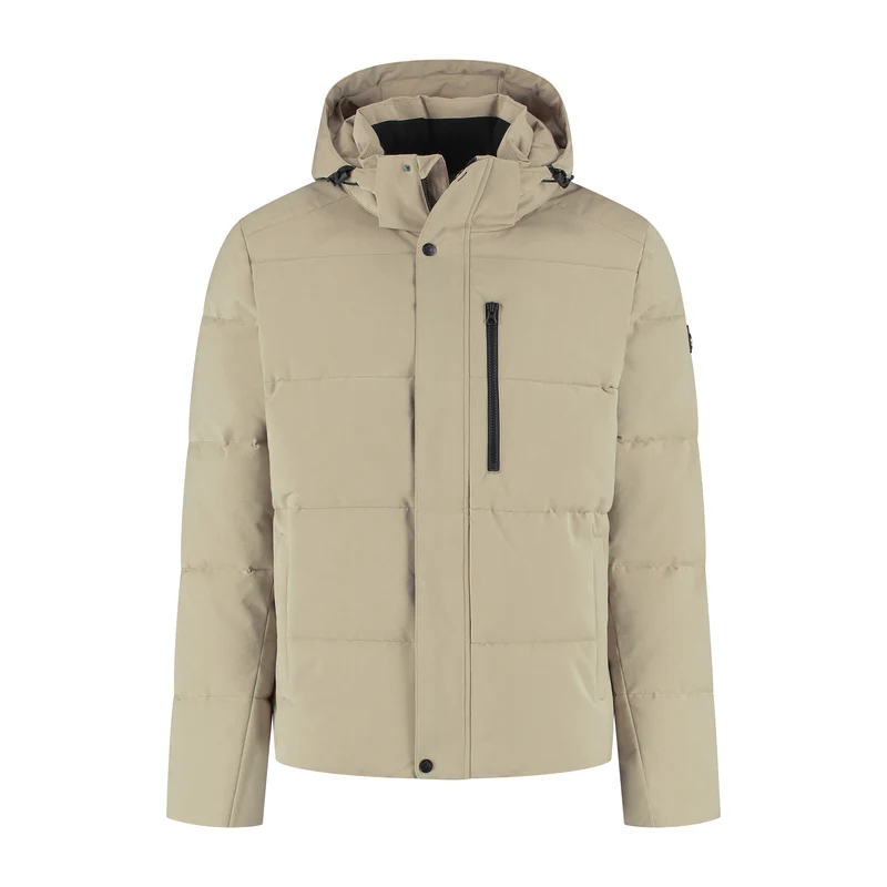 Amot Herren – Daunen-Winterjacke – Wasserdicht – Hellbraun