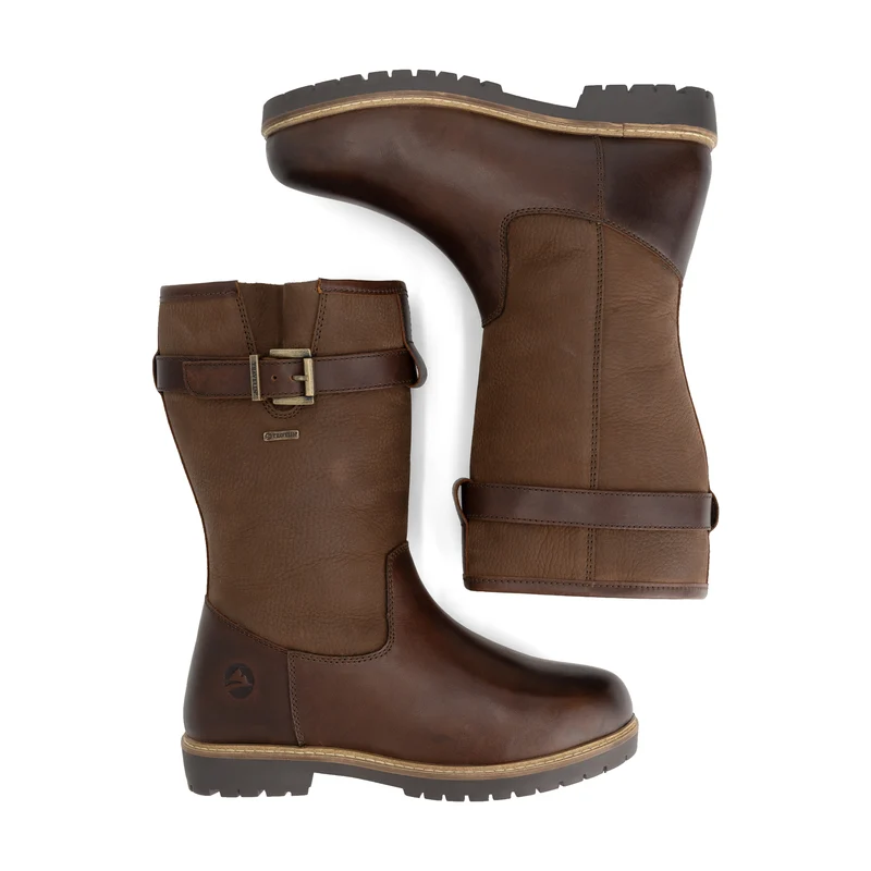 Vrangen Damen – Outdoor-Stiefel – Mit Wolle gefüttert – Dunkelbraun