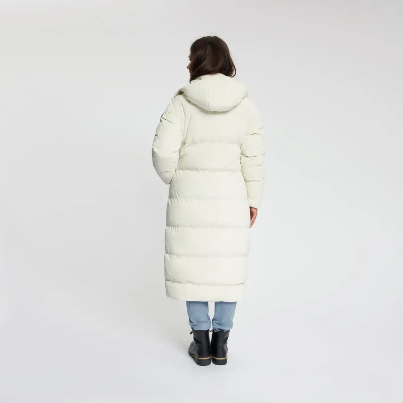 Unni Damen – Daunen-Winterjacke – Cord – Cremeweiß