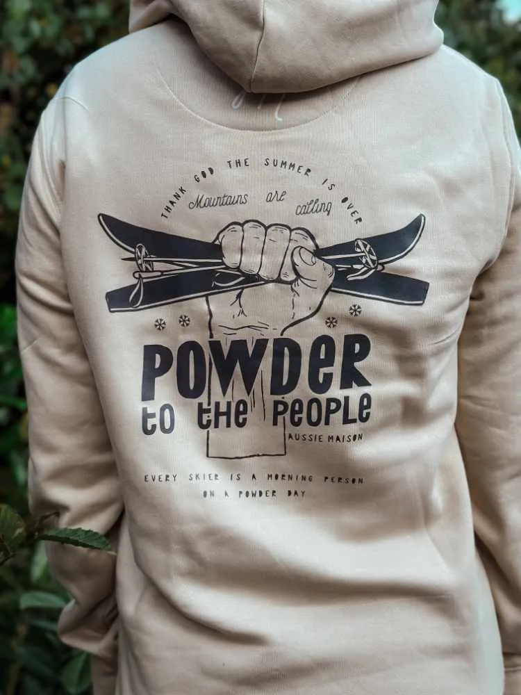 Oversize mikina - White Powder