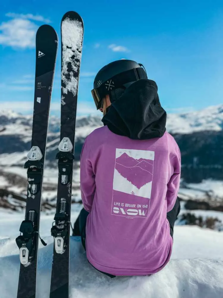 Oversize mikina - Snow