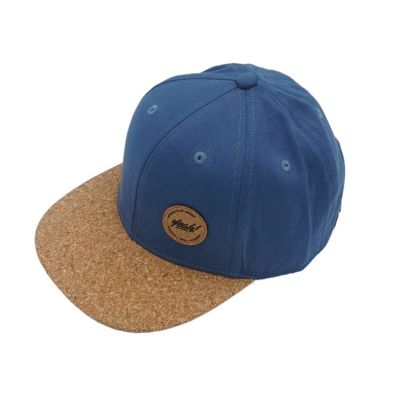 KIDS-Cap cork blau