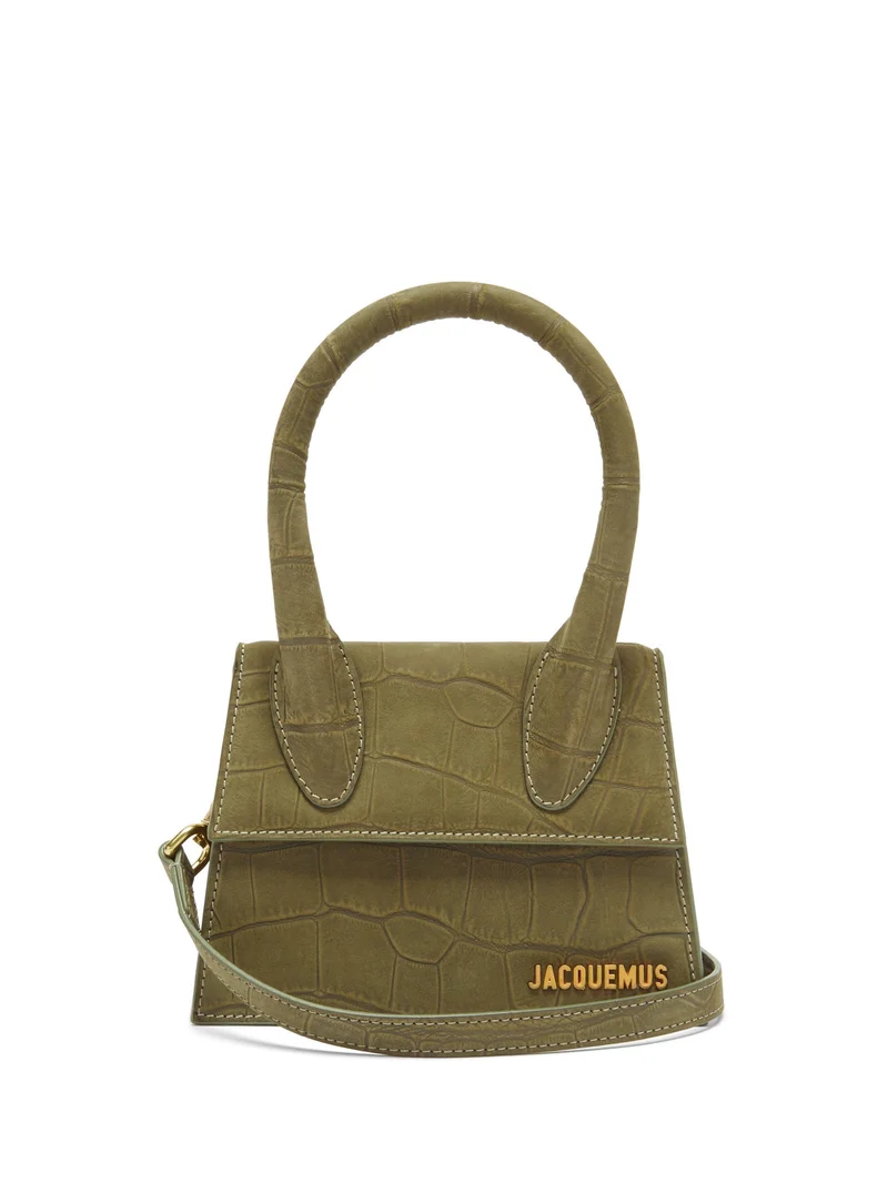 Chiquito crocodile-effect leather bag