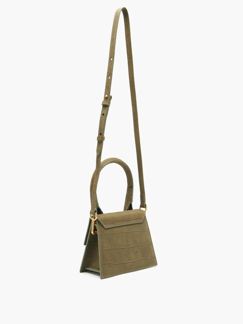 Chiquito crocodile-effect leather bag