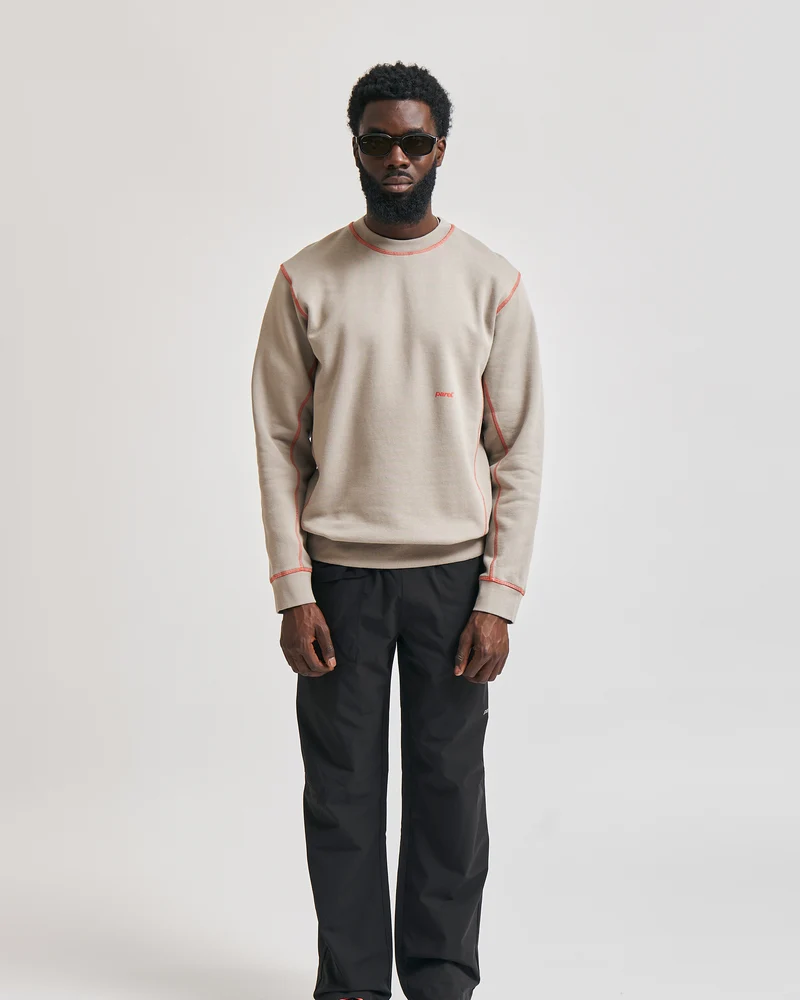 Contrast Crewneck