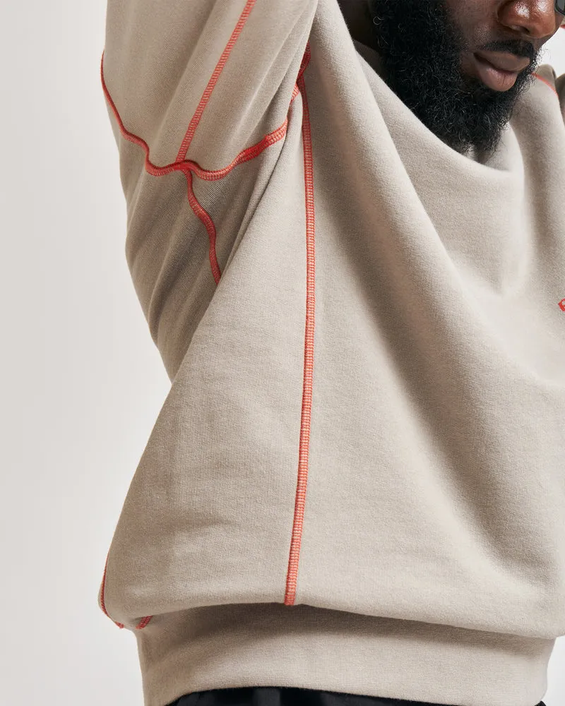 Contrast Crewneck