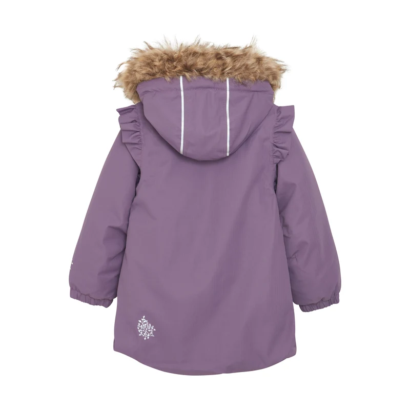 Winterjacke lila