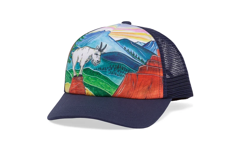Sunday afternoons Kid's Artist Series Trucker "mountain goat"