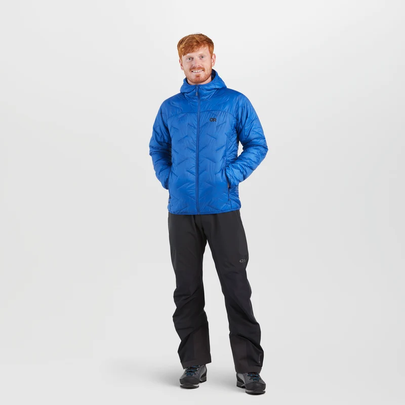 OR M's SuperStrand LT Hoodie, blau