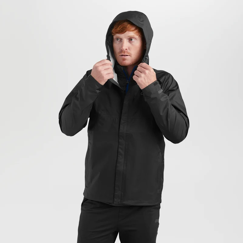 OR M's Helium Regenjacke, schwarz