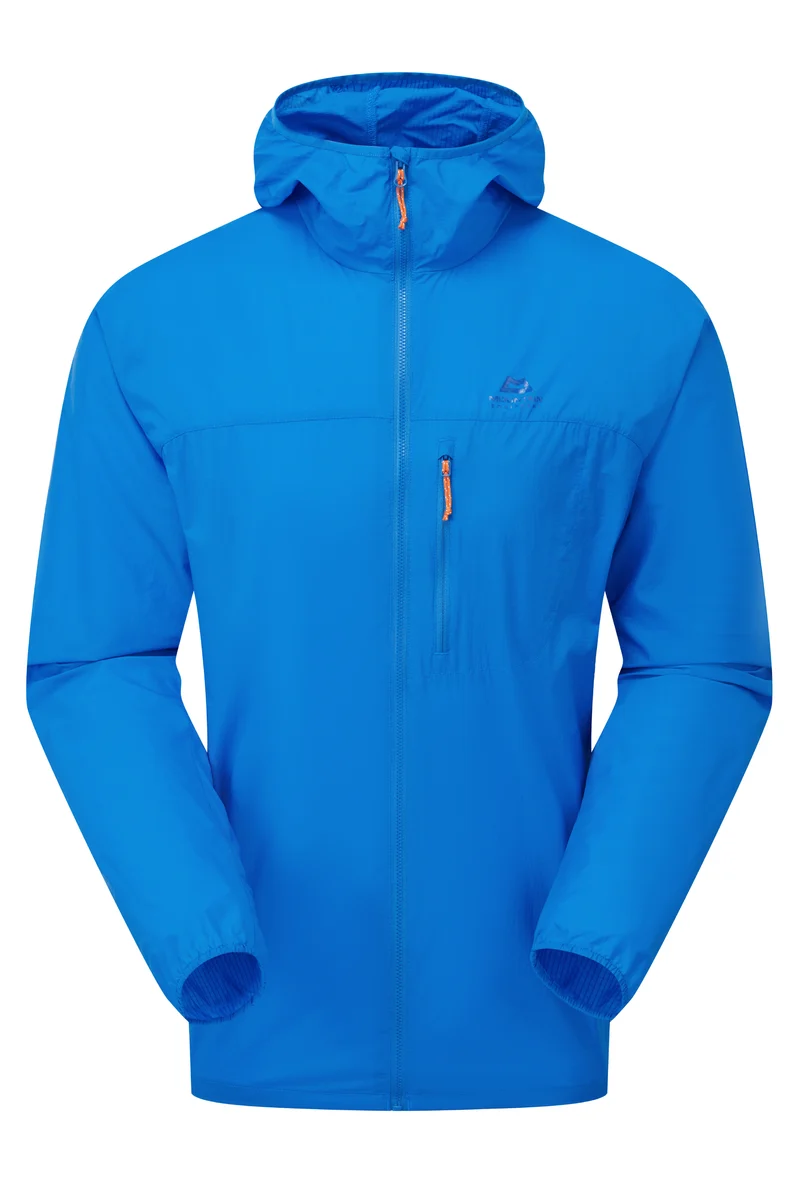 Mountain Equipment M's Aerofoil Hooded Jacket, atlantic blue