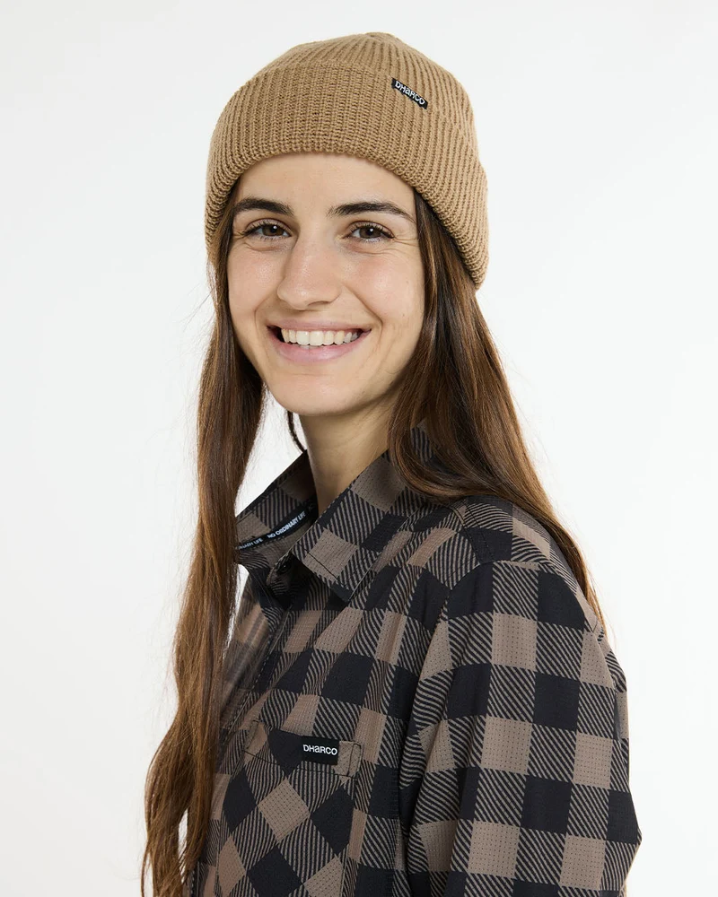 Loose U-Knit Beanie | Dust