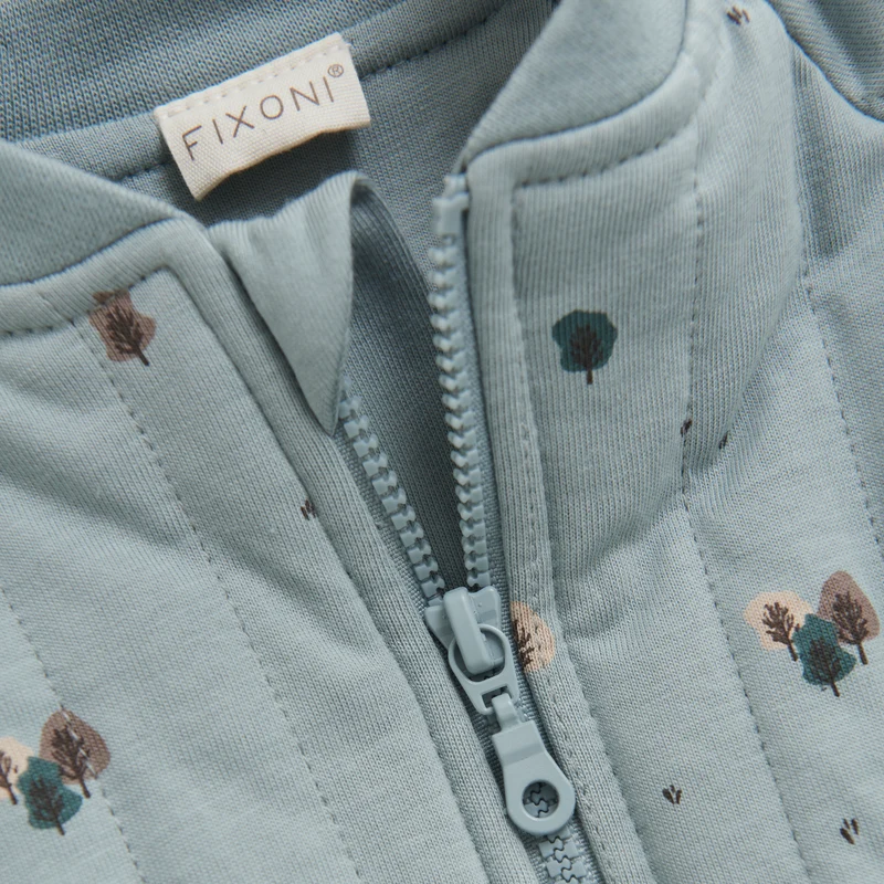 Babyjacke silver blue