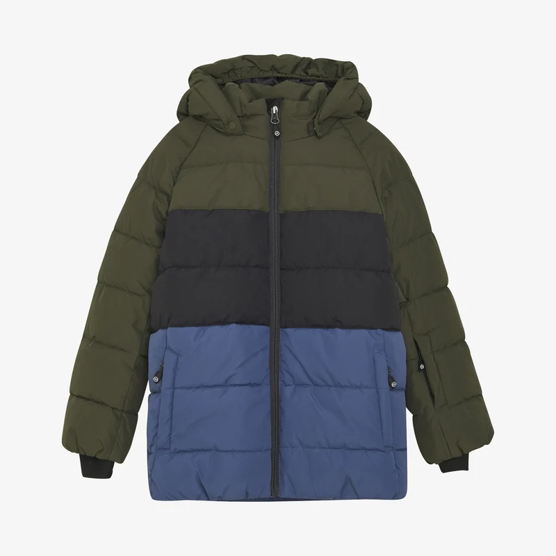 Ski Jacke Colorblock quilt