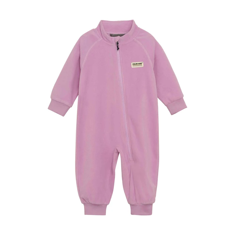 Overall / Fleece-Anzug rosa