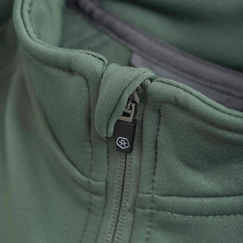 Fleecejacke grün