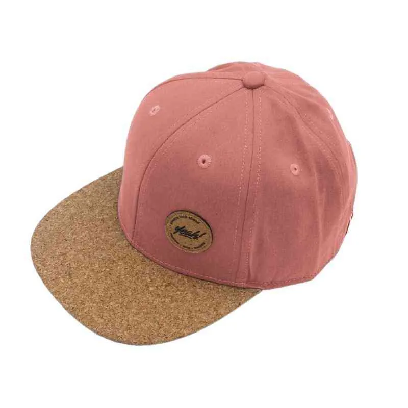 KIDS-Cap cork rosa