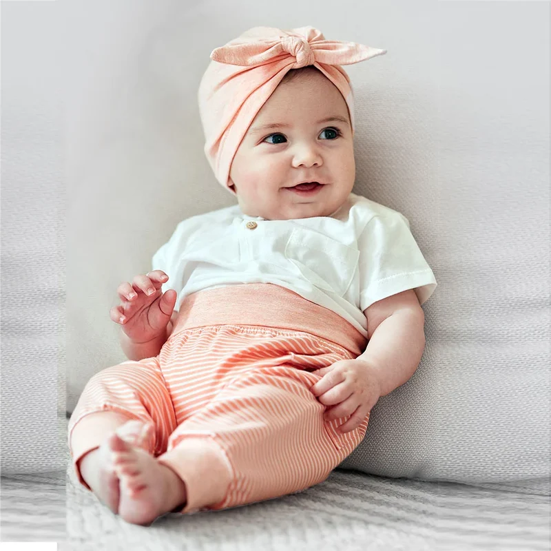 GOTS BABY GIRL-Turban Schleife