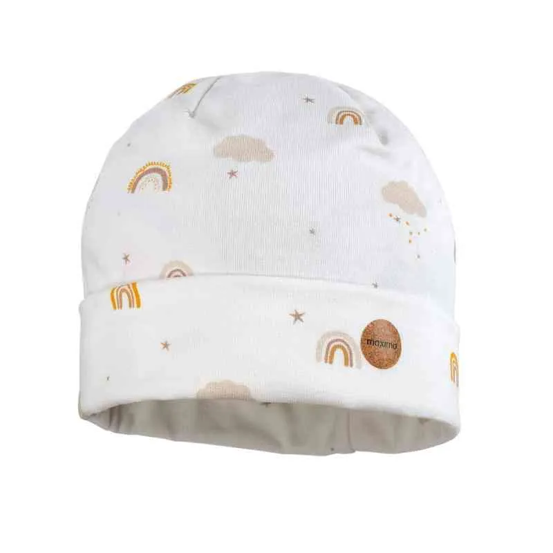 GOTS BABY-Mütze Umschlagrand