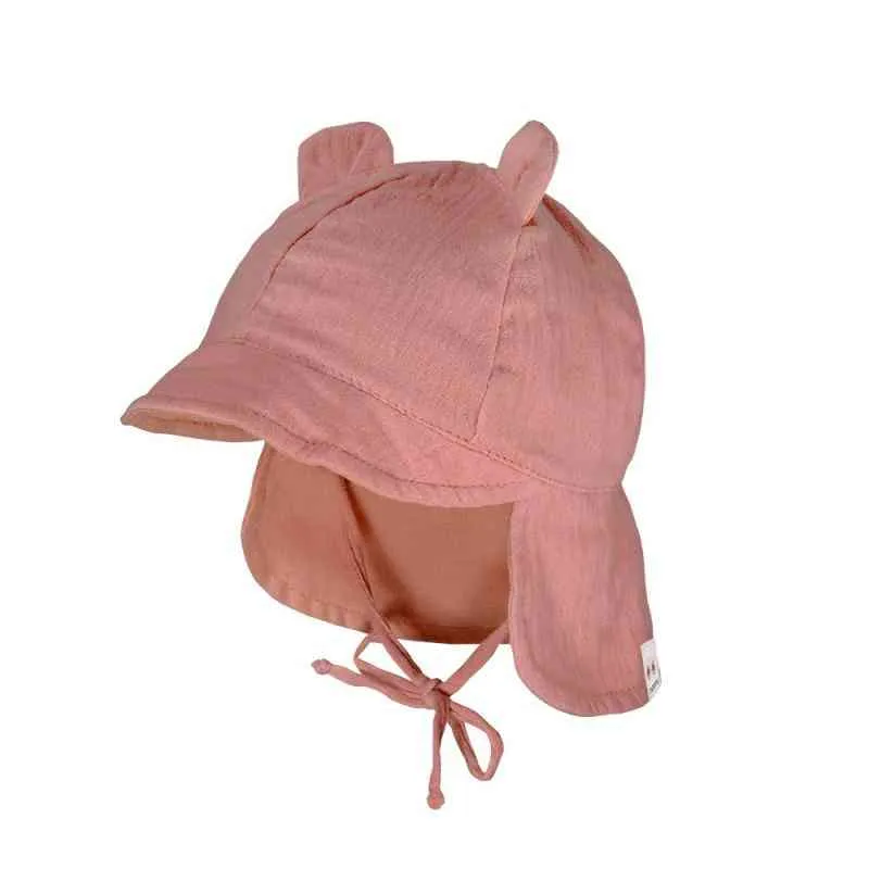 GOTS BABY-Schildmütze rose