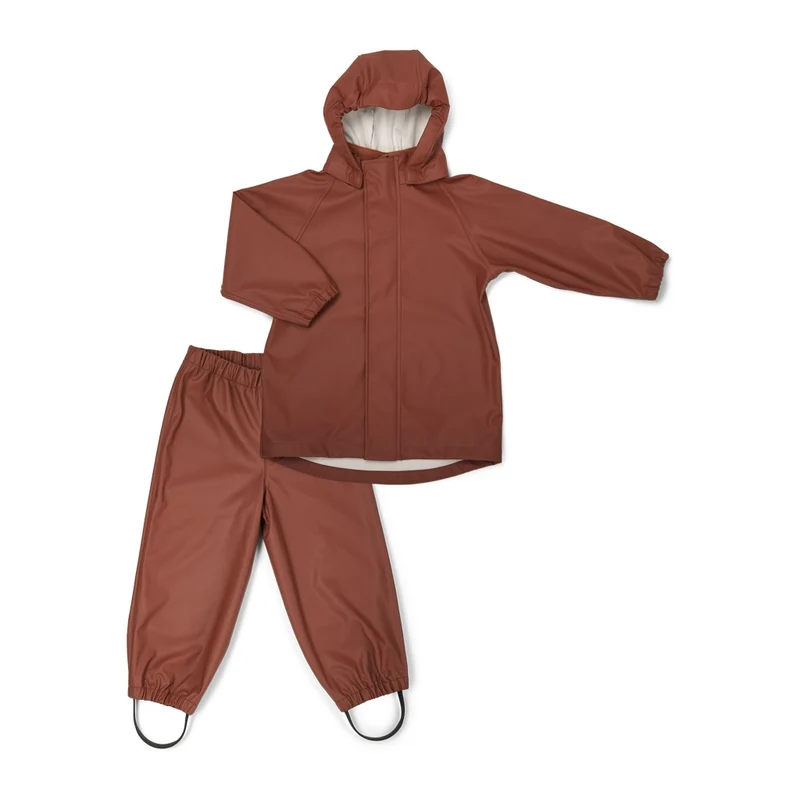 Regenbekleidungsset Junior Carla Mahogany