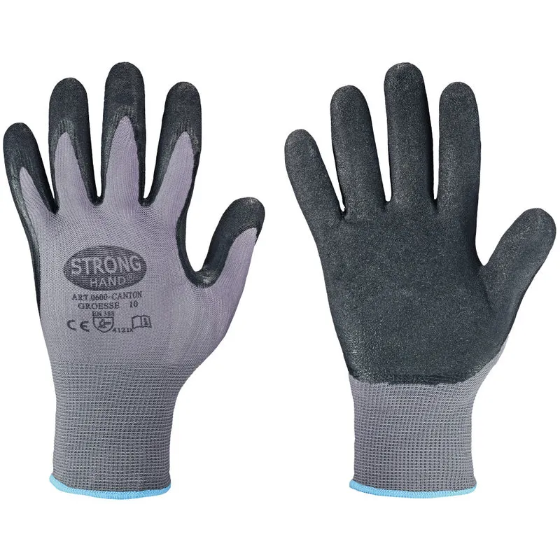 120 Paar Montagehandschuhe mit Micro-Nitrilschaum-Beschichtung, gesandet