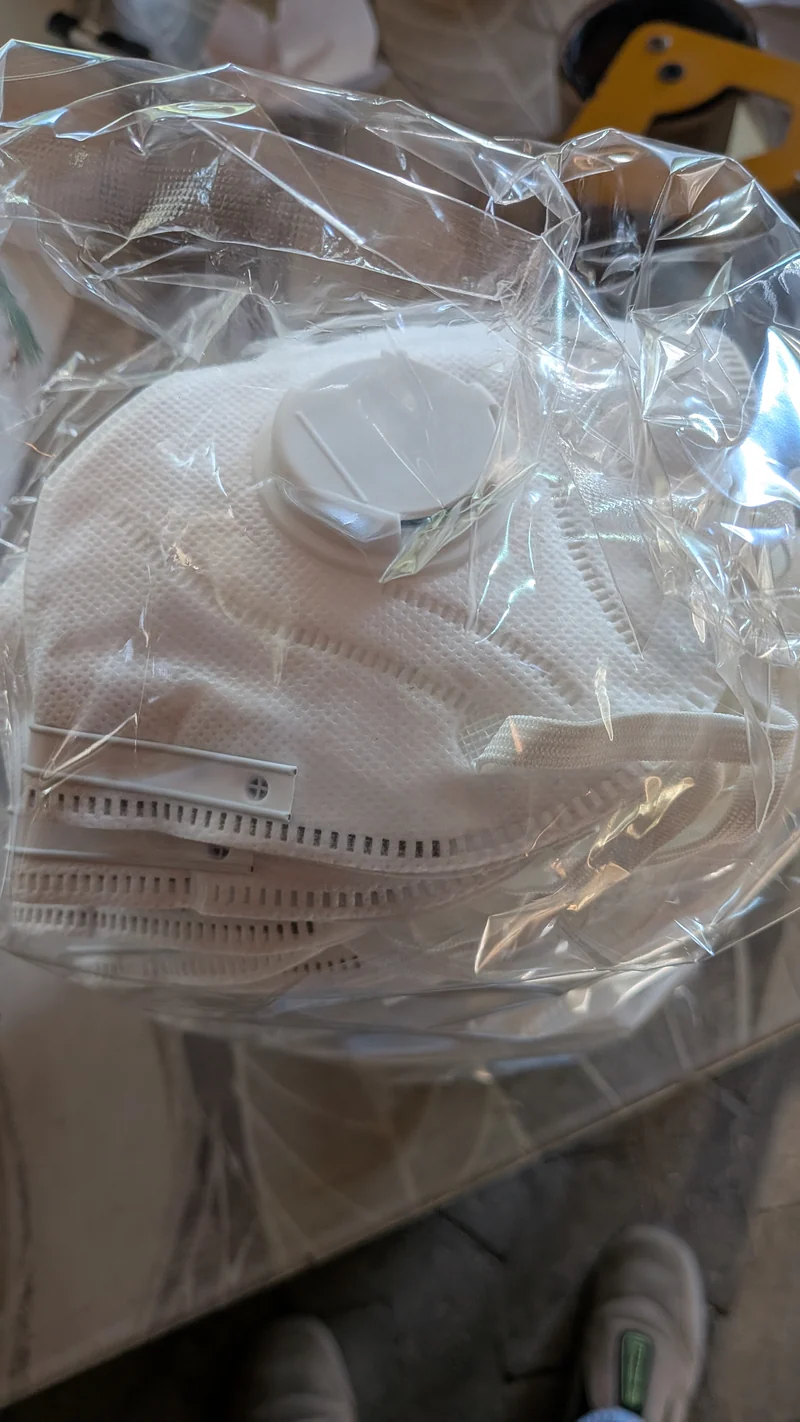 30 Stück Feinstaubmasken Faltmasken FFP3 mit Ausatmungsventil