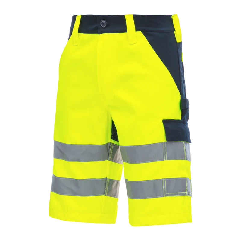 5 Stück Sparset, Arbeitshose Warnschutz Kurz 280 g/qm