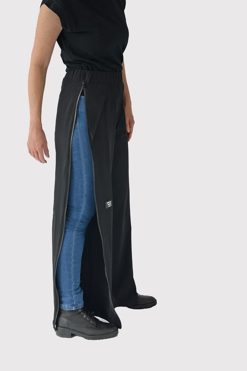 Urban Survival Kit - Blue Jacket - Black pants - Damen