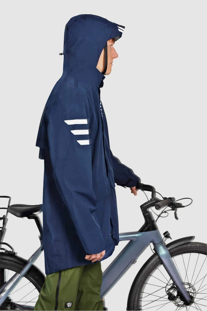 2nd Gen - Allweather Fahrradjacke - Midnight blue - Herren