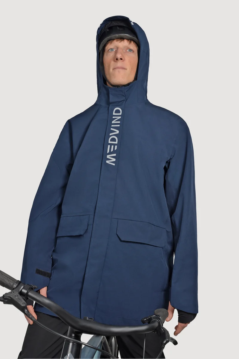 2nd Gen - Allweather Fahrradjacke - Midnight blue - Herren