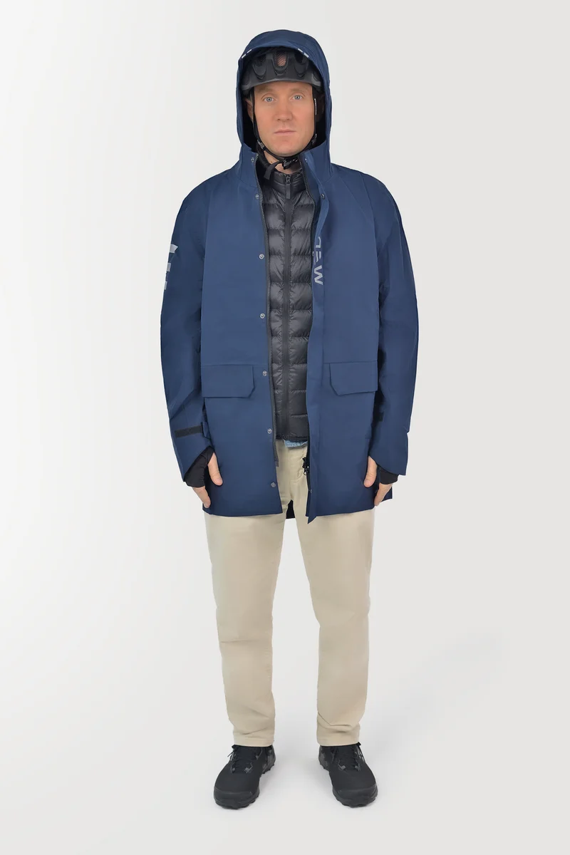 2nd Gen - Allweather Fahrradjacke - Midnight blue - Herren