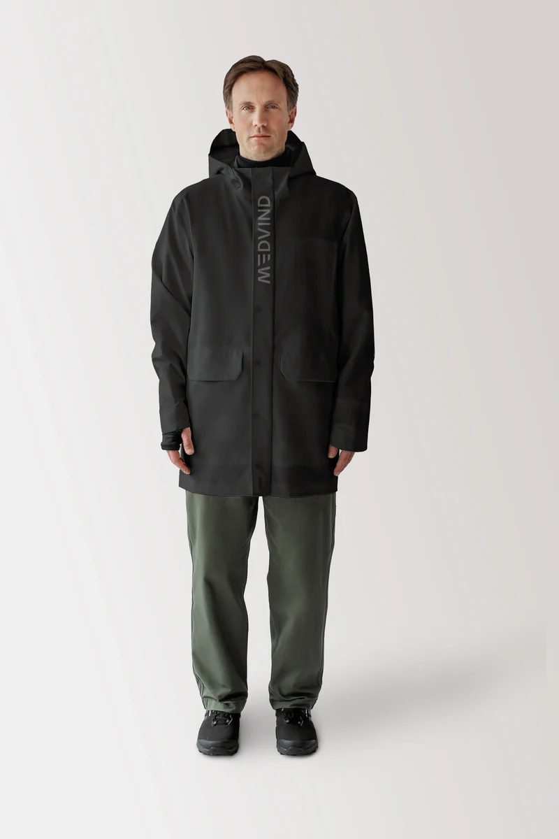2nd Gen - Allweather Fahrradjacke - Black bird - Herren