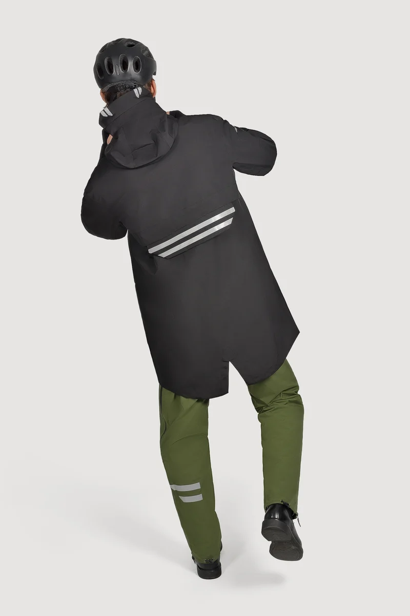 2nd Gen - Allweather Fahrradjacke - Black bird - Herren