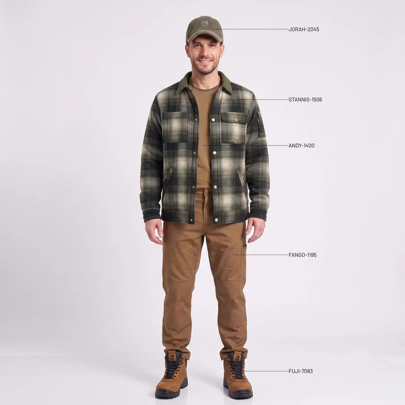 STANNIS - BLOUSON DE TRAVAIL - 1506 | Kaki