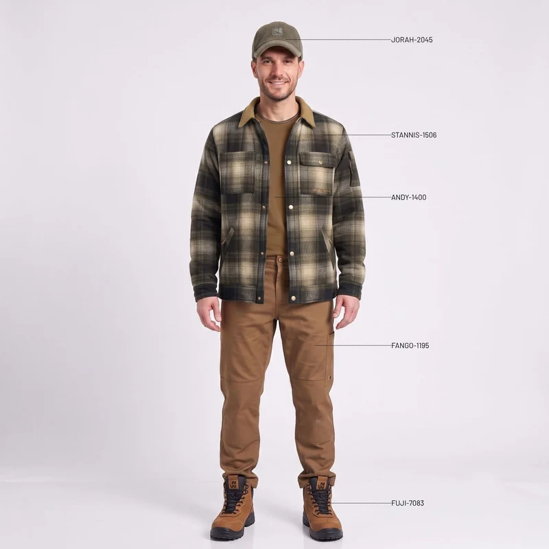 STANNIS - BLOUSON DE TRAVAIL - 1506 | Camel