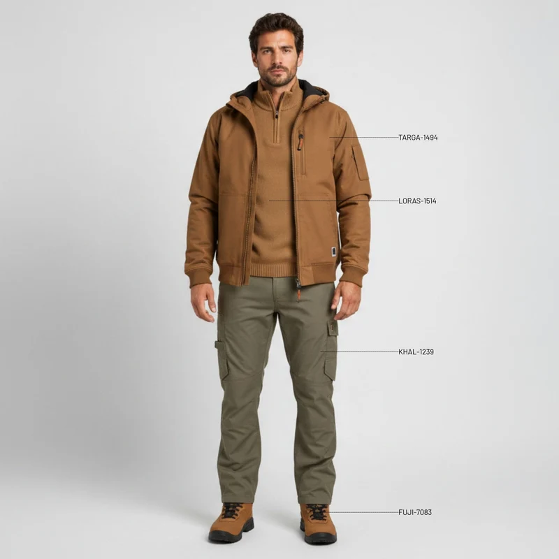 TARGA - BLOUSON DE TRAVAIL - 1494 | Camel