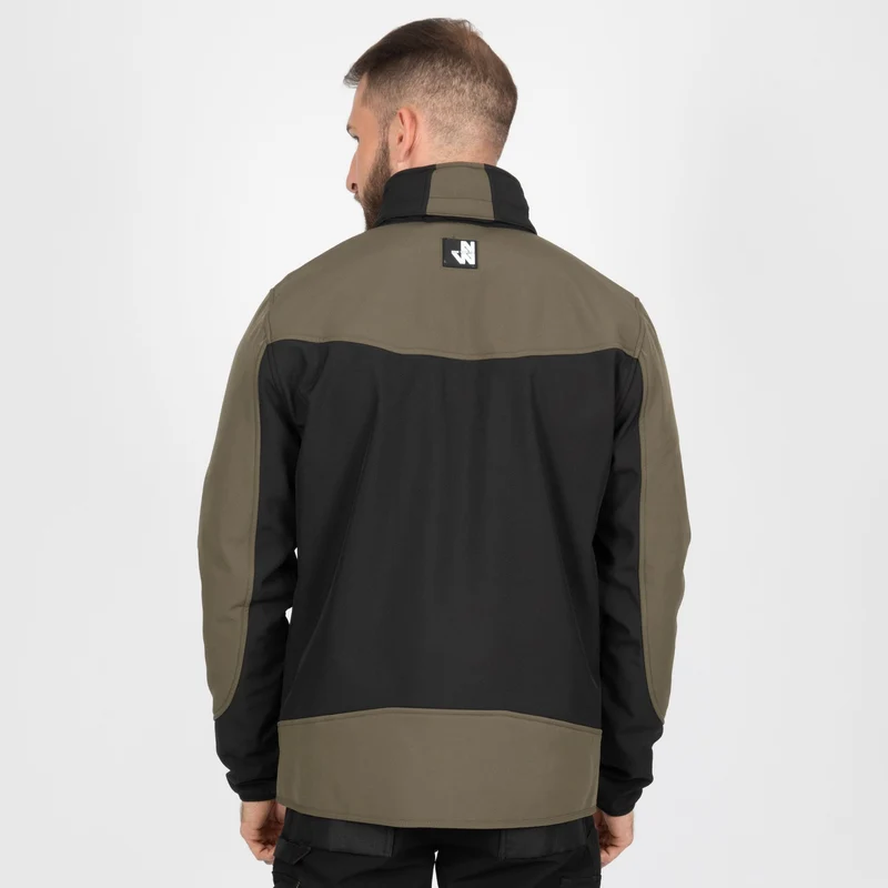 PECCO - BLOUSON DE TRAVAIL EN SOFTSHELL - 1063 | Noir / Kaki