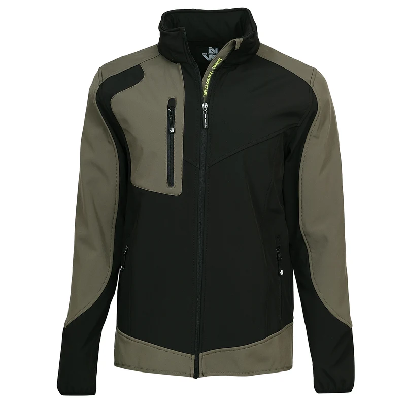 PECCO - BLOUSON DE TRAVAIL EN SOFTSHELL - 1063 | Noir / Kaki