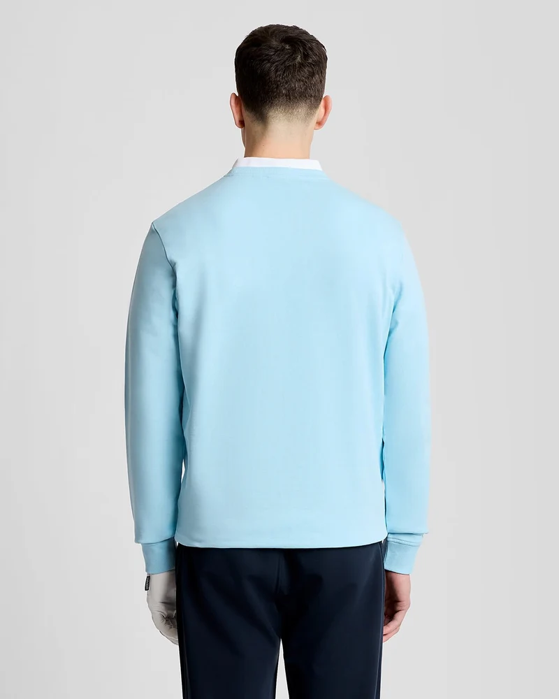 Green Eagle Cotton Crew Neck Sweatshirt