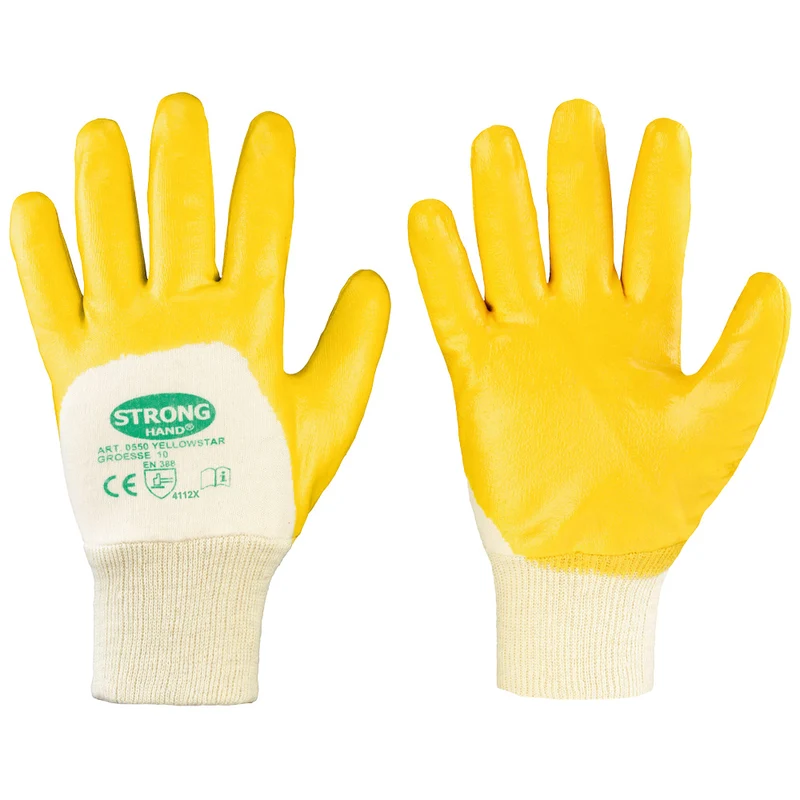 144 Paar Nitril Arbeitshandschuhe gelb Yellowstar
