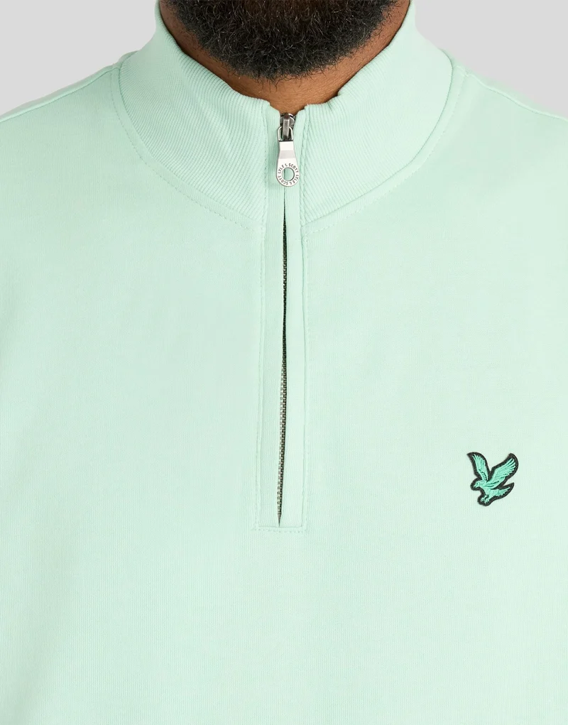 Green Eagle Cotton 1/4 Zip Midlayer