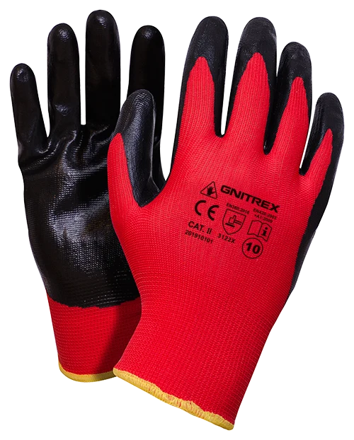 60 Paar Feinstrick-Handschuhe mit Nitrilbeschichtung -super Preis!-