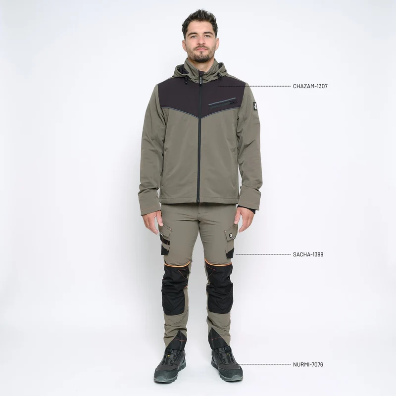 CHAZAM - BLOUSON DE TRAVAIL - 1307 | Kaki