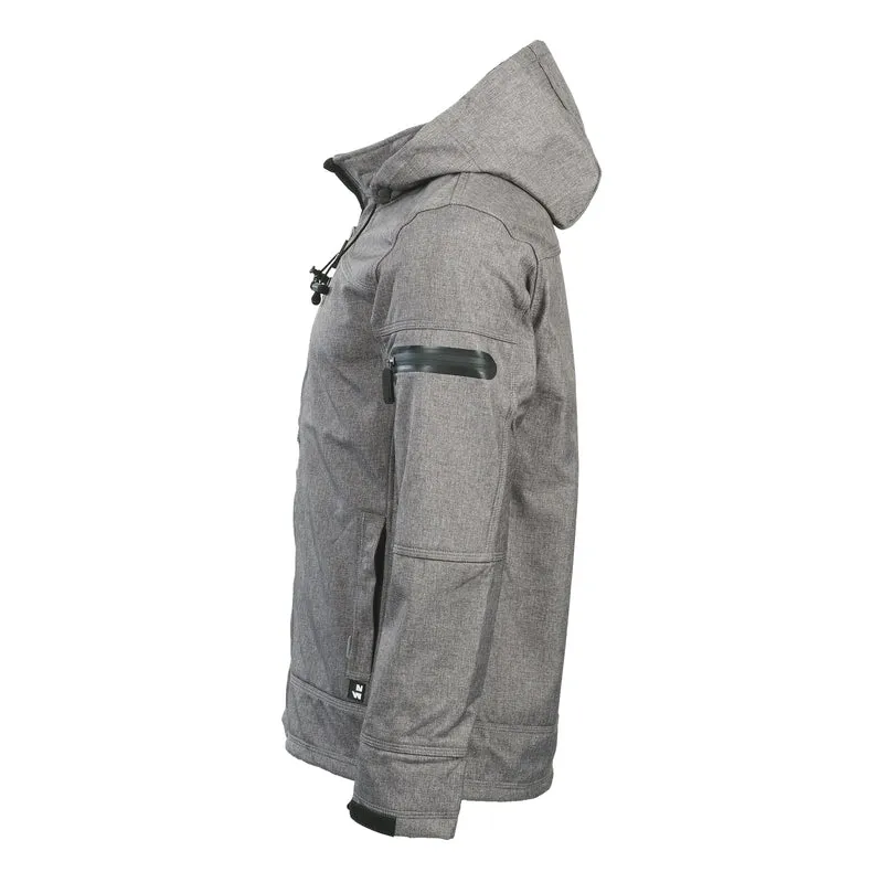 FLORES - BLOUSON DE TRAVAIL EN SOFTSHELL - 1133 | Gris Chiné