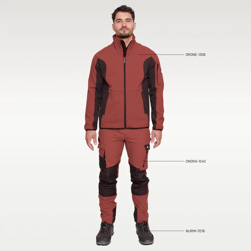 DRONE - BLOUSON DE TRAVAIL - 1308 | Terracotta