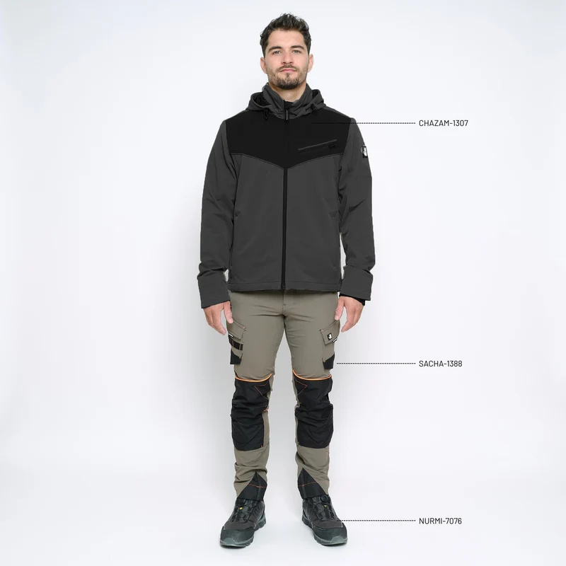 CHAZAM - BLOUSON DE TRAVAIL - 1307 | Anthracite